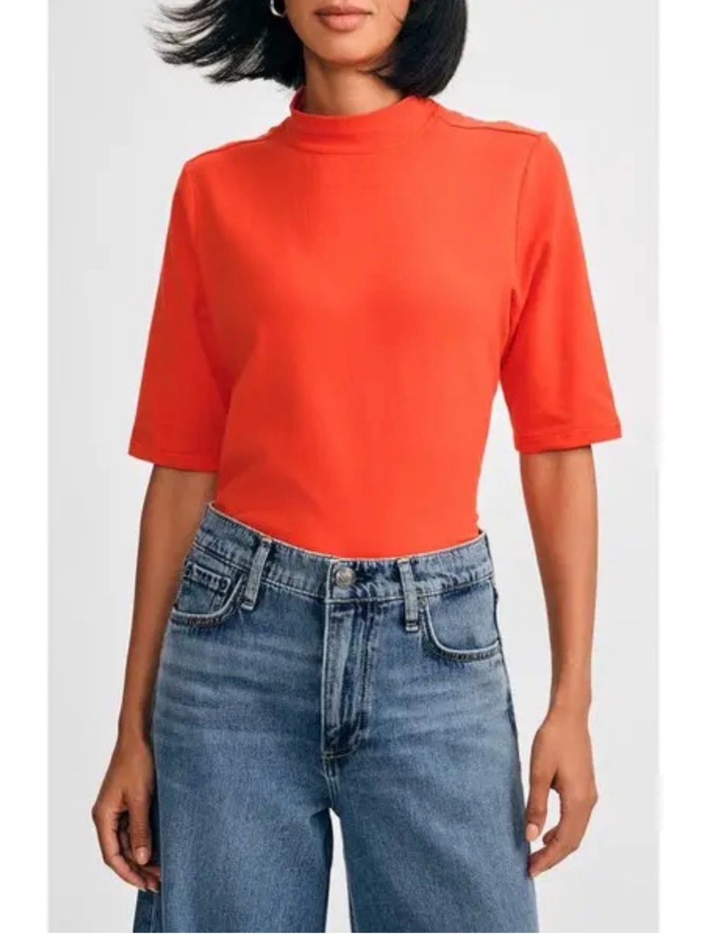 Anthropologie Maeve ribbed cotton top, size S